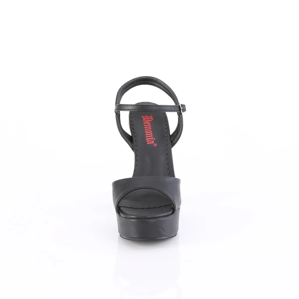 Demonia DOLLY-09 | Black Vegan Leather Sandals