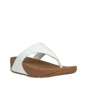 Fitflop Women's Lulu Leather Toe-Post Toepost, White