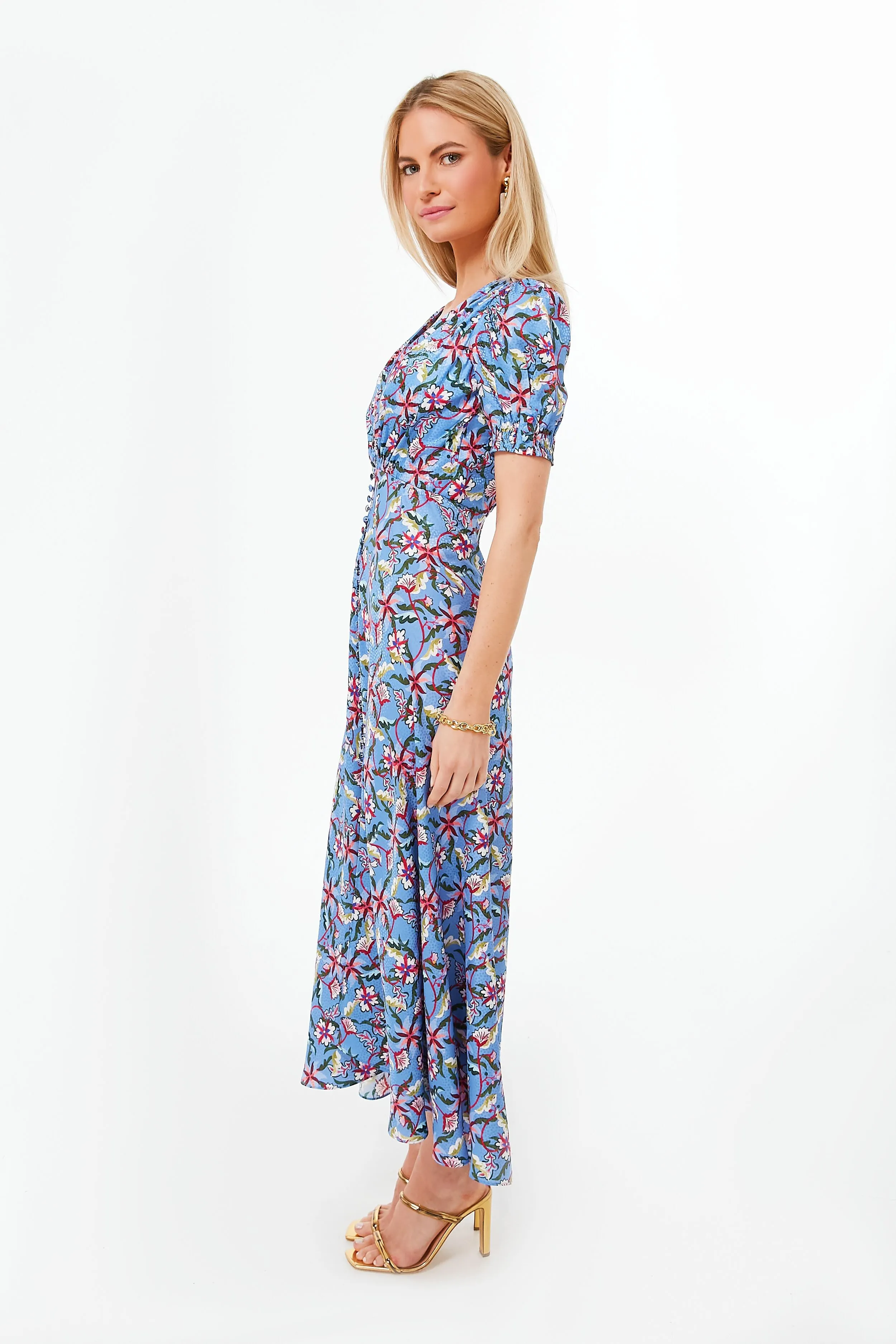 Freesia Sky Lea Long Dress