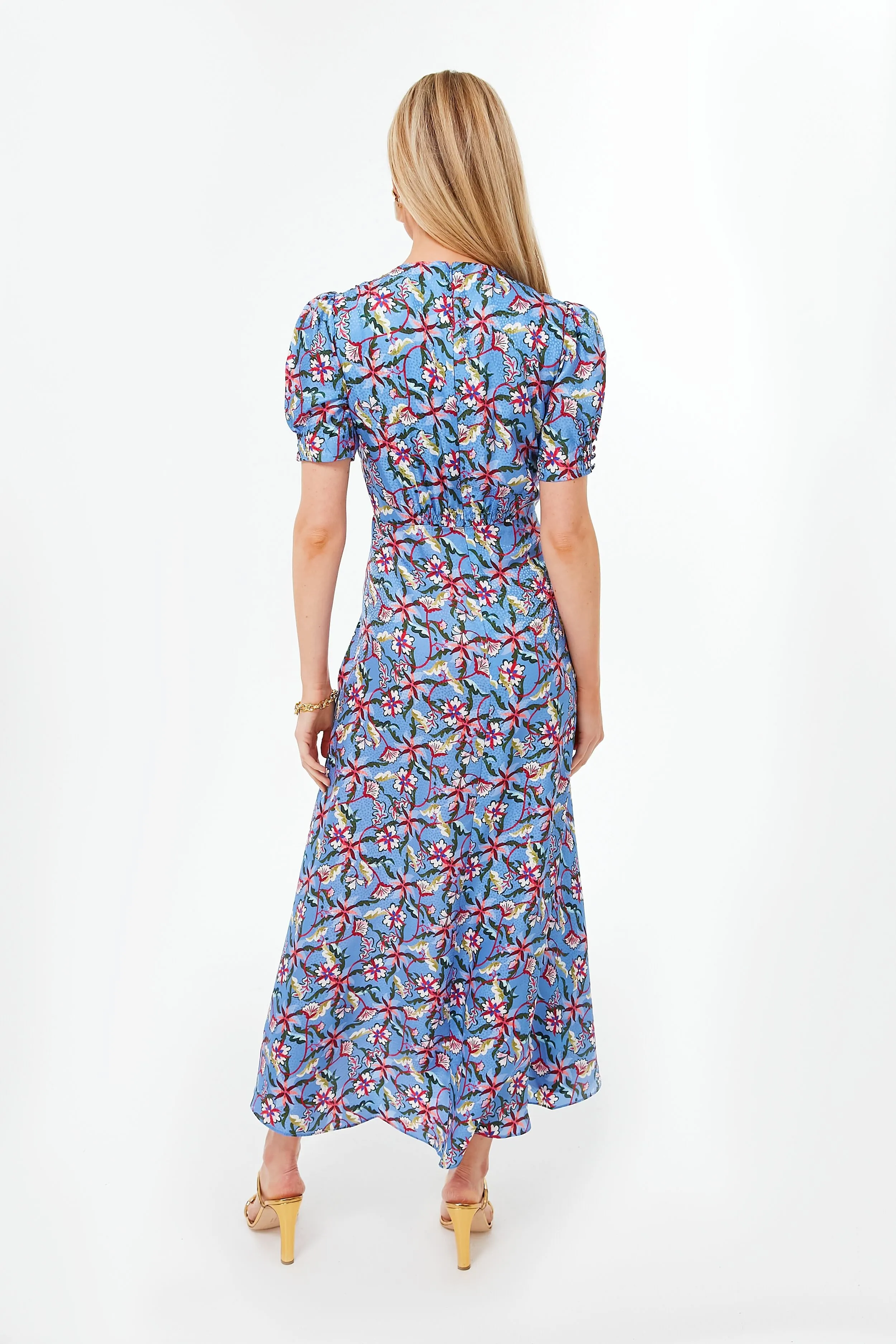 Freesia Sky Lea Long Dress