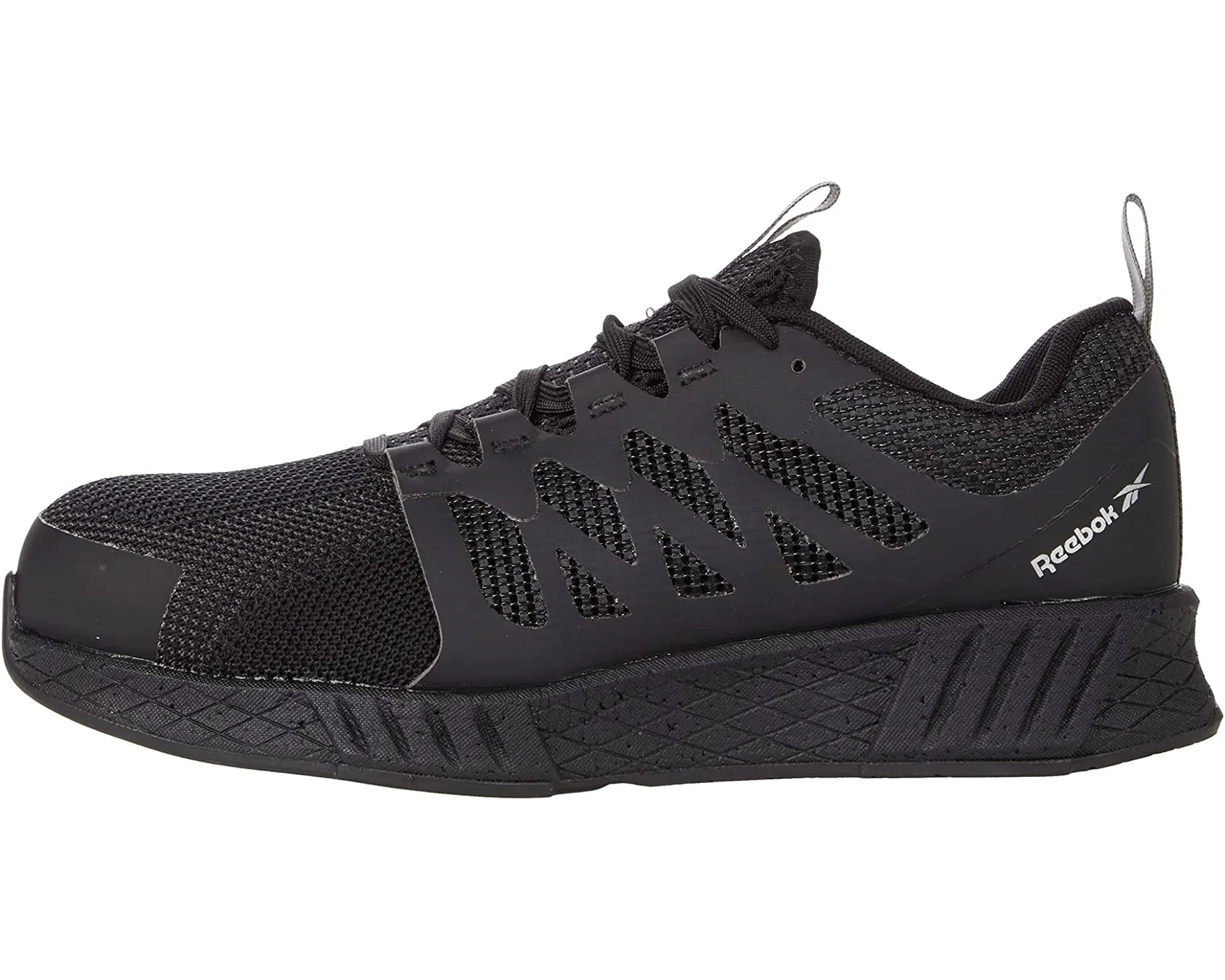 Fusion Flexweave Work EH Comp Toe Reebok Work Sneakers, Black