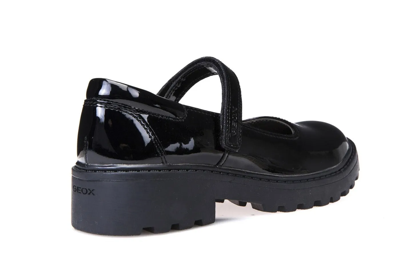 Geox J6420P J Casey Black Patent